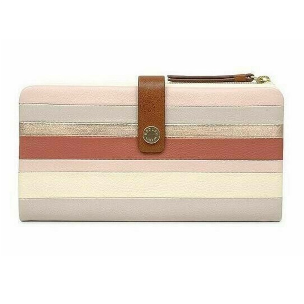 *Brand New* Radley London Oxleas Striped Large Purse